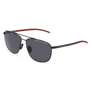 Rodenstock Porsche Design 8909 Herren-Sonnenbrille Vollrand Pilot Metall-Gestell, schwarz