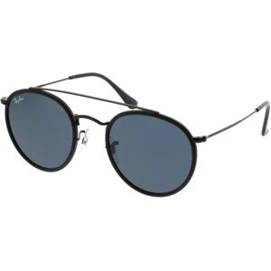 Ray-Ban Round Double Bridge RB3647N 002/R5 51-22 Sonnenbrille mit Sehstärke erhältlich, Damen/Herren, Vollrand, Pilot