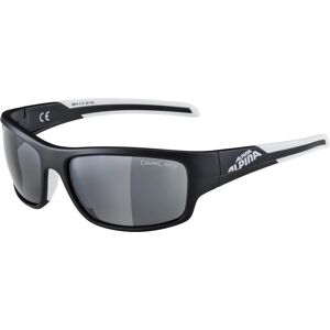 Alpina Testido Sportbrille (331 black matt/white, Ceramic mirror, Scheibe: black mirror (S3))
