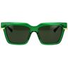 Bottega Veneta Minimalistische Sonnenbrille BV1242S 003 Verde Donna