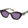 Sonnenbrillen  Prada Pr a02s col. 17n50b Donna Farfalla Havana