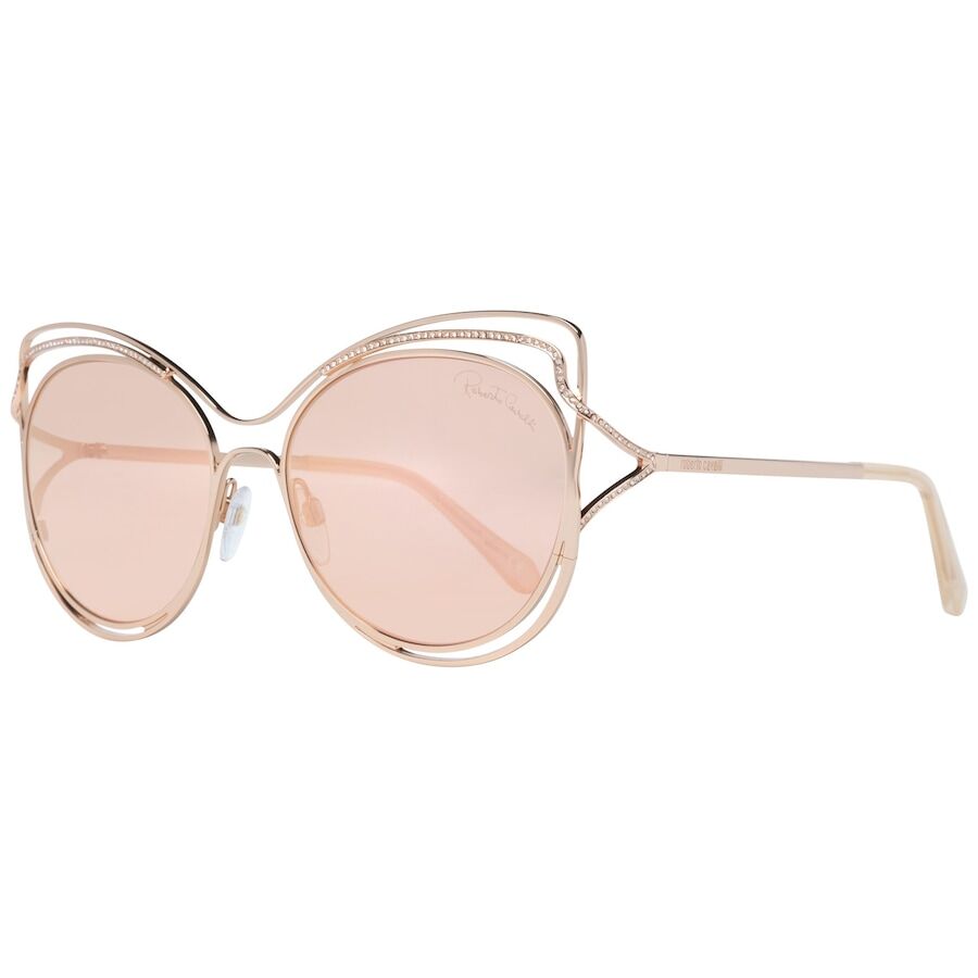 Roberto Cavalli Ästhetische Damen Sonnenbrille Gold