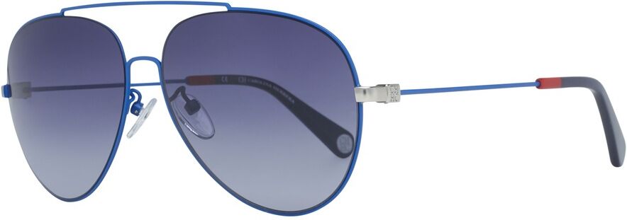 Carolina Herrera Kunstvolle Herren Sonnenbrille Blau