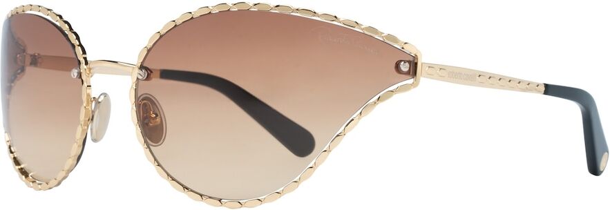 Roberto Cavalli Ästhetische Damen Sonnenbrille Gold