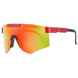 Delivast Viper Unisex Polarized Sports Solbriller Crimson Red (C9)