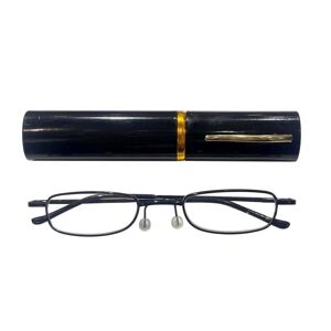 Duga Læsebriller 2.5 med etui sort