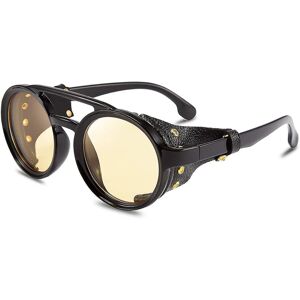 Novoka Retro runde Steampunk solbriller