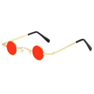 Hiprock Retro mini små runde solbriller - Unisex