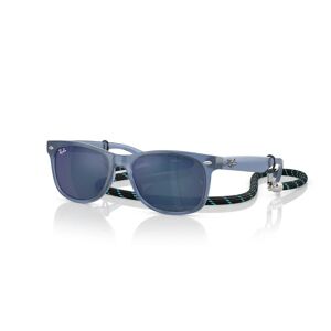 Ray-Ban Kids 0RJ9052S - Firkantede Hvid Spejlede Linser