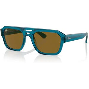 Ray-Ban 0RB4397 - Runde Blå Polariserede Linser