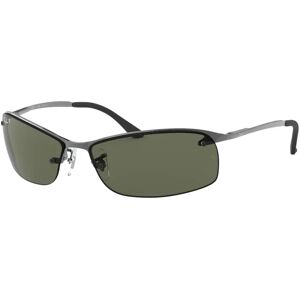 Ray-Ban 0RB3183 - Firkantede Sølv Polariserede Linser