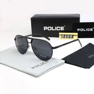 Police Polariserede UV400 solbriller til mænd Aviator briller