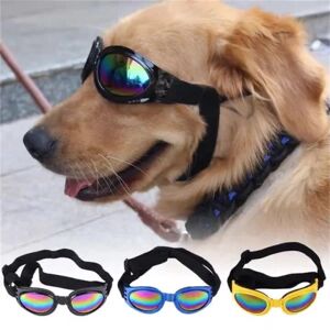 Foldbare Pet Solbriller Bærbare Hunde Solbriller Protector UV-beskyttelse Pet Solbriller 1 STK Sort
