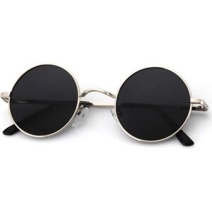 John Lennon briller Herre Runde solbriller Herre Polarized Circle Solbriller Dame Herre Solbriller Steampunk Protection