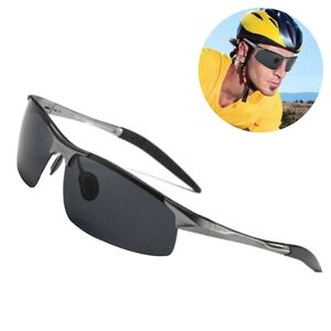 Polariserede solbriller til mænd Kørsel Fiskeri Golf Metalbriller