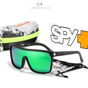 FMYSJ Trendy mærke polariserede solbriller med stort stel, farverige ægte film udendørs sportsbriller S103 S174 (FMY)