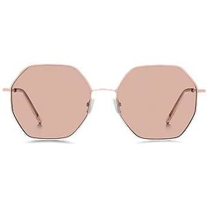 Boss Tubular-temple sunglasses with pink-silver gradients