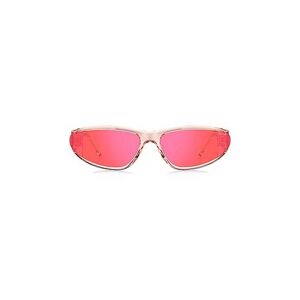 HUGO Pink-acetate sunglasses with tonal lenses