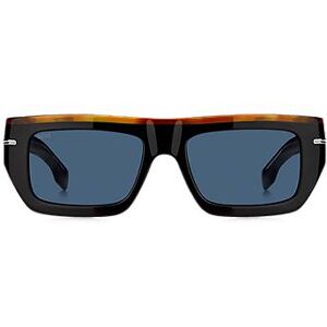 Boss Black-acetate sunglasses with coloured trim