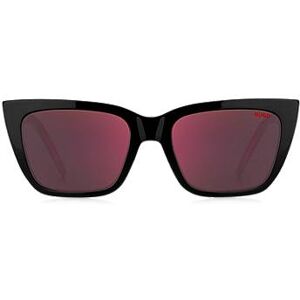 HUGO Two-tone sunglasses in red and black acetate and carbon