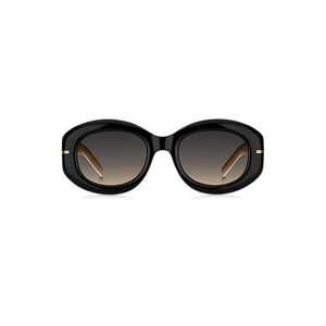 Boss Black-acetate sunglasses with chain strap