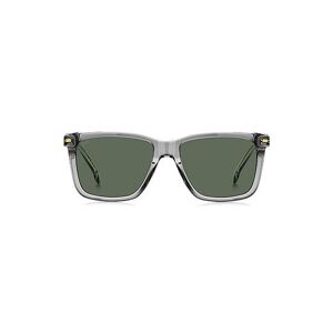 Boss Transparent-acetate sunglasses with signature hardware