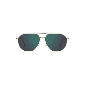 Boss Gold-tone sunglasses with green lenses