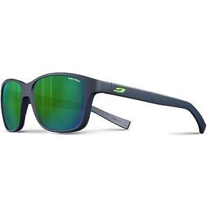 Julbo Sunglasses J 475 Powel 1112 Acetate Plastic Matt Blue Black with Green Mirror Effect