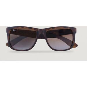 Ray-Ban 0RB4165 Justin Polarized Wayfarer Sunglasses Havana/Brown men One size Brun