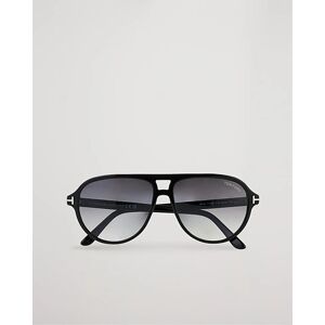 Tom Ford Jeffrey Sunglasses Shiny Black/Gradient Smoke men One size Sort
