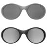 Mokki Solbriller - Click & Change - 10 Dele - Sort - Mokki - 2-5 År (92-110) - Solbriller