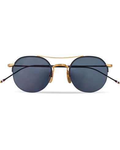 Thom Browne TB-903 Sunglasses 18 Carat Gold/Navy men One size Guld,Blå