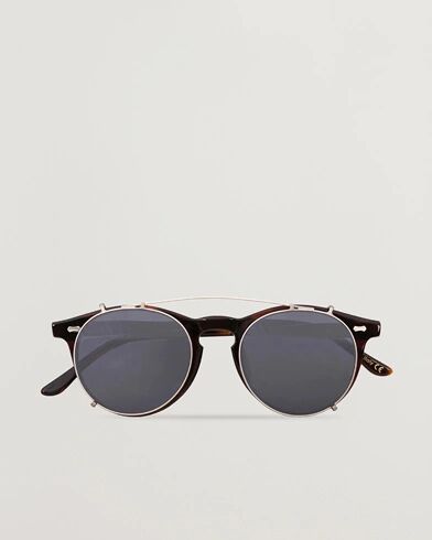 TBD Eyewear Pleat Clip On Sunglasses Classic Tortoise men One size Brun