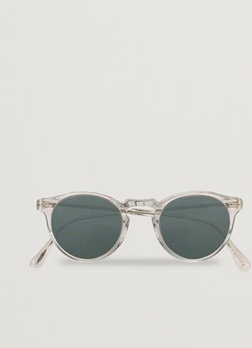 Oliver Peoples Gregory Peck Sunglasses Crystal/Indigo Photochromic men One size Transparent