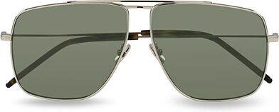 Saint Laurent SL 298 Sunglasses Silver men One size Sølv