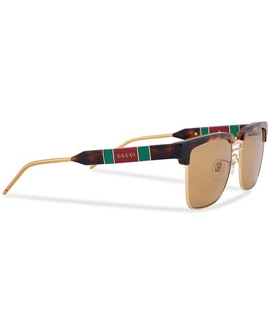 Gucci GG0603S Sunglasses Havana/Brown men One size Brun