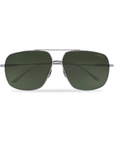 Tom Ford John 02 TF0746 Sunglasses Titanium men One size Sølv