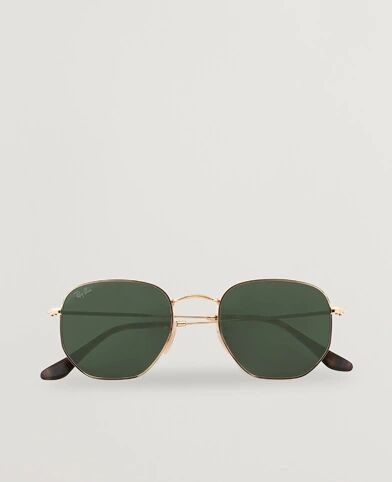 Ray-Ban 0RB3548N Hexagonal Sunglasses Gold/Green men One size Guld