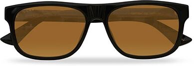 Gucci GG0770SA Sunglasses Black/Yellow men One size Sort