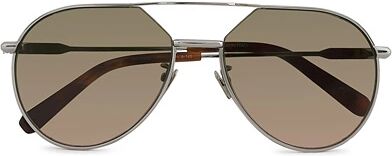 Brioni BR0066S Sunglasses Ruthenium/Green men One size Grøn