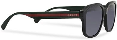 Gucci GG0929SA Sunglasses Green/Grey men One size Sort,Grøn