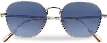 Ermenegildo Zegna EZ0174 Sunglasses Shiny Palladium/Blue Mirror men One size Blå,Sølv