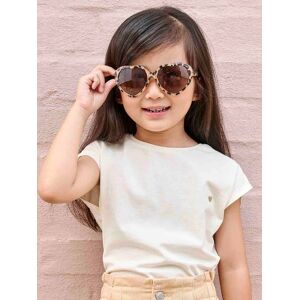 VERTBAUDET Gafas de sol con forma de corazones para niña avellana