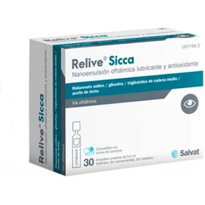 Relive Sicca Nanoemulsión Oftalmológica 30uds