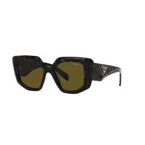 Prada-14zs/s 19d01t Black/yellow Marble(dark Brown 50*18 Gafas De Sol Negro   Amarillo