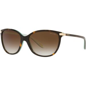 Ralph-5160/s 601/13 Shiny Havana On Acquamarine(gradient Brown 57*17 Gafas De Sol Azul-Havana