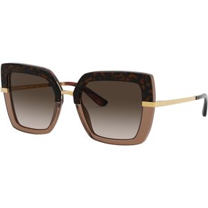 Dolce & gabbana Gabbana-4373/s 325613 Top Havana On Transp Brown(brown Gradient 52*21 Gafas De Sol Marron-Negro