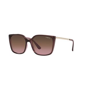 Vogue-5353/s 287314 Top Red On Transparent Pink(pink Gradient B 54*16 Gafas De Sol Rojo