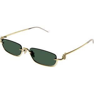 Gucci-1278s/s 002 Gold(green 55*19 Gafas De Sol Dorado