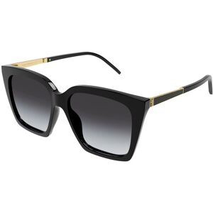 Saint laurent Saint-Laurent-Slm100/s 002 Black-Gold-Grey 56*16 Gafas De Sol Negro